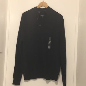 Men’s knitted sweater black size M